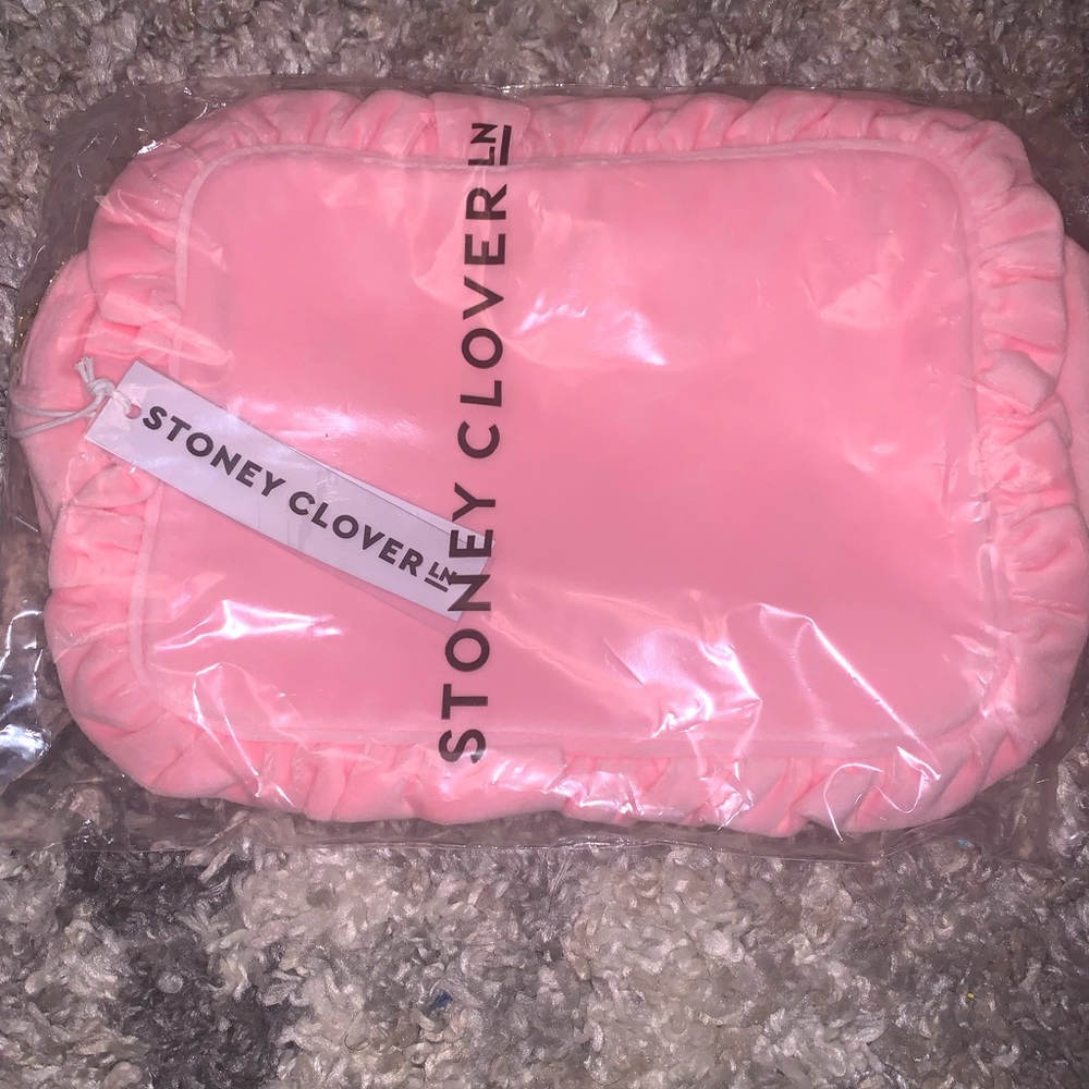 Stoney Clover Lane large ruffle pouch